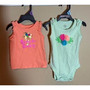 6-9m Wonder Nation 2pc Beach Baby Summer Set 1065